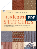450 Knitting Stitches Vol 2 - The Harmony Guides
