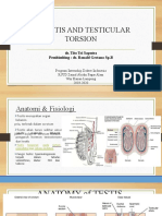 Orchitis and Testicular Torsion: Dr. Tito Tri Saputra Pembimbing: Dr. Ronald Gestano SP.B