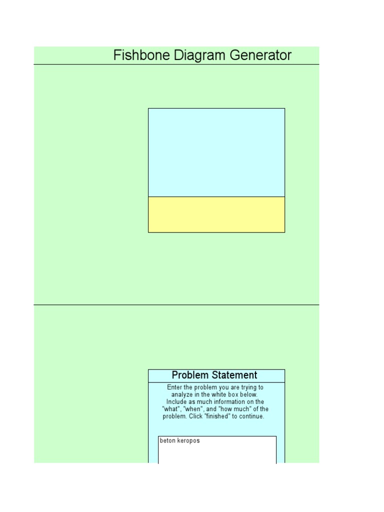 Fishbone Diagram Generator PDF Computing Information Technology