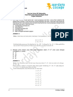 Soal Dan Solusi IRC Matematika WIB