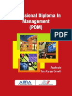 Professional Diploma in Management (PDM)