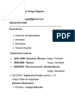 Francisco Javier Ortega Delgado CV