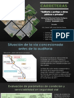 Auditoría obras viales Huacho-Pativilca