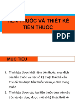 Bài 4. Tiền Thuốc Và Thiết Kế Tiền Thuốc