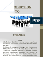Introduction To Foundations of Management 1.2