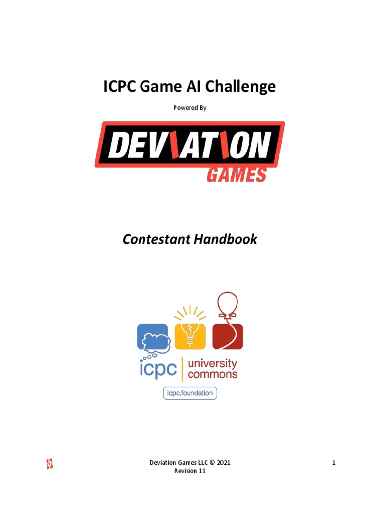 ICPC Game AI Challenge Handout r011 | PDF | Real Time Computing | Mac Os