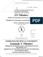 Gennady Nikolaev - Modern Electrodynamics and The Causes of Its Paradoxical Nature. Theories, Experiments, Paradoxes - 2003