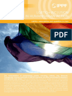 Lgbtiq+ Inclusion in Humanitarian Action: Capability Statement