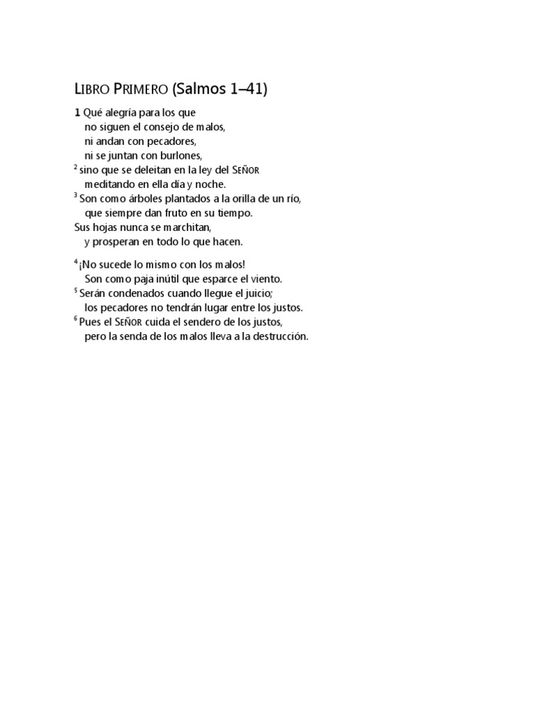 Salmo Numero 1 _ Salmo 1 Completo – IAUP