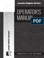 Jacobs Engine Brake Operators Manual