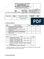 Marksheet MICE-Persiapan Event