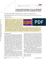 Exchange Bias Effect Along Vertical Interfaces in La0.7Sr0.3MnO3