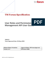 TMF672 User Role Permission Management API User Guide v4.0.1
