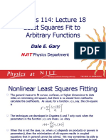 Physics 114: Lecture 18 Least Squares Fit To Arbitrary Functions