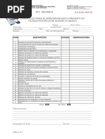 Checklist Minisplits | PDF | Ingeniería Termodinámica | Electrodoméstico