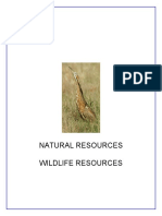 Natural Resources Wildlife Resources