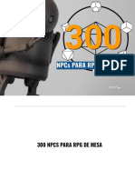 300 NPCs para RPG de Mesa (Sigam RPGTips No Instagram)