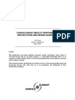 Cospas-Sarsat Meolut Performance Specification and Design Guidelines