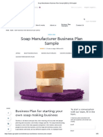 Soap Manufacturer Business Plan Sample (2021) - OGScapital