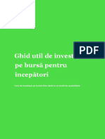 Ghid de Investitii Pe Bursa Pentru Incepatori