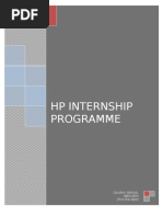 HP Internship Programme: Gaurav Sehgal Bba (Gen) (Pick The Date)