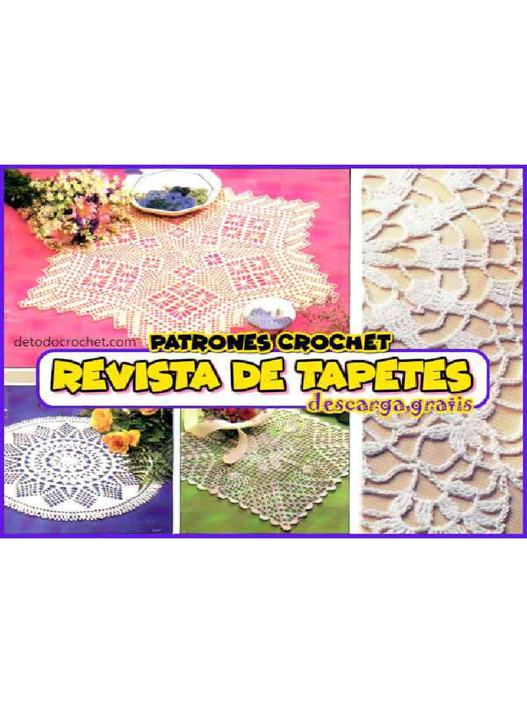 Patrones Tapetes Crochet