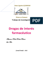 Drogas de Interes Farmaceutica