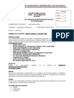 Primer Examen Investigacion Operaciones Gerencia Operativa