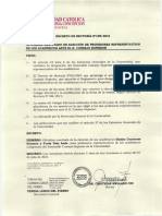 D.R. 109 2021 Oficializa Resultado Eleccion Profesores Representativos de Los Academicos Ante El HCS