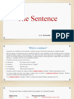 The Sentence: L.G. Alexander - Chapter 1