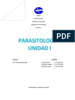Parasitologia Unidad I