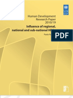 HDRP2010 - Influence of Regional, National and Sub National HDRs