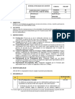 PSIG-007 V00 Participación, Consulta y Eleccion Del CSST