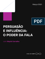 Persuasão e Influência - O Poder Da Fala