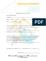 Formato de Constancia de Niño Sano PDF