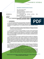 Informe Nº 001-2021-CM-RO-ESTADO ACTUAL DEL PROYECTO SARIN 2021-RO