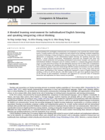 A Blended Learning Environment For Individualized English Listening and Speaking Integrating Critical Thinking 2013 Compu 1