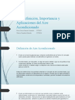 5.1 Definicion, Importancia y Aplicaciones Del Aire Acondicionado