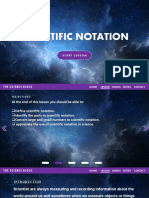 SCIENTIFIC NOTATION PART 1 Grade 9