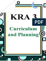 Curriculum and Planning