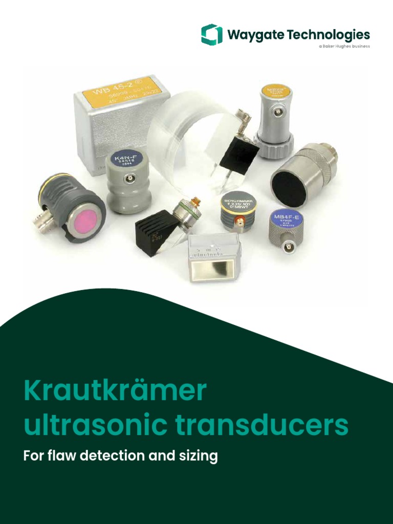 Krautkrämer Ultrasonic Transducers For Flaw Detection and Sizing PDF