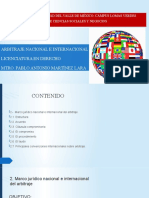 Unidad 2. Marco Juridico Nacional e Internacional Del Arbitraje