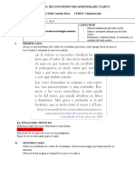 Evaluación Bimestral de Comunicación Cuarto