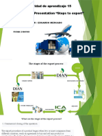 Evidencia 8 Presentation Steps To Export Pendiente Por Envio