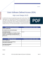 Cisco Software Defined Access (SDA) : High-Level Design (HLD)