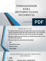 FARMAKOGNOSI Phycophyta Dan Mycophyta - 1