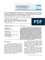 Analisis Epidemiologi Penyakit Demam Berdarah Deng