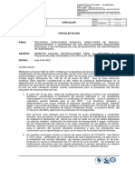 Circular No.092 Impartir Nuevas Instrucciones para El Retorno A La Presencialidad