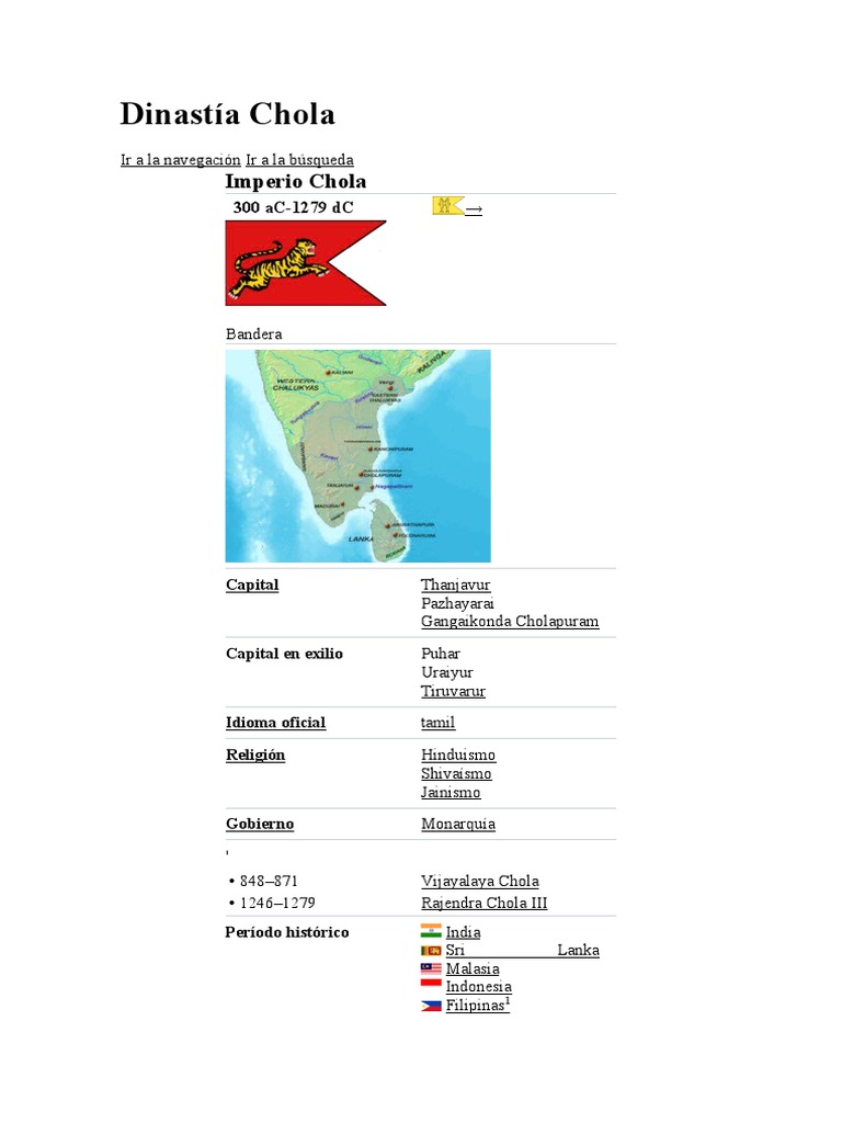 Dinastía Chola PDF Jainismo Religión y creencia