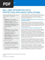 Dell Emc Integrated Data Protection Appliance (Idpa) Dp4400